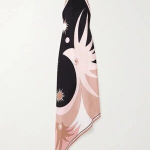 BRAND NEW SOLD OUT Pucci Stella Print Black and Pink Halter Dress